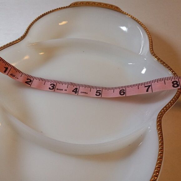 Relish Tray Fire King Oven Ware Cottagecore Kitsch - Picture 6 of 9